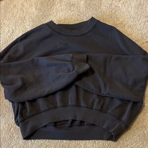 Cropped Black Sweater